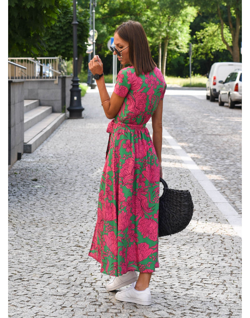 Amber™ - Elegante bloemenjurk