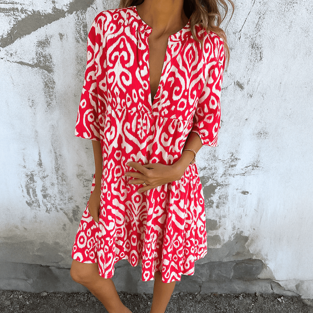 Romy™ - Elegante Jurk met V-hals