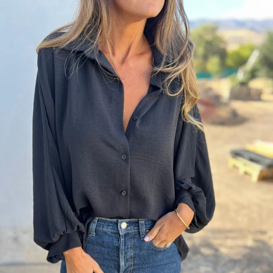 Melissa™ - Elegante Oversized Blouse