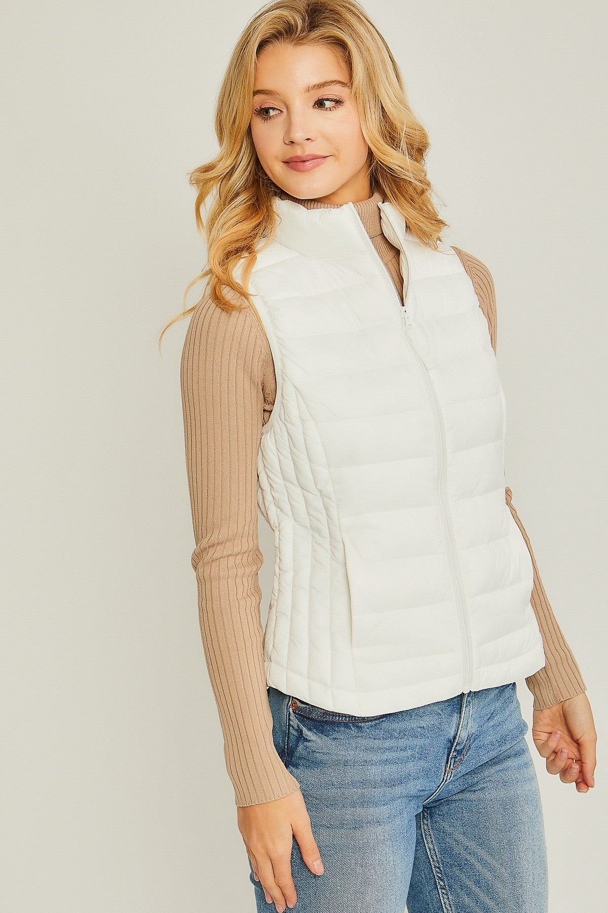 Love Tree Lightweight Down Packable Puffer Vest.