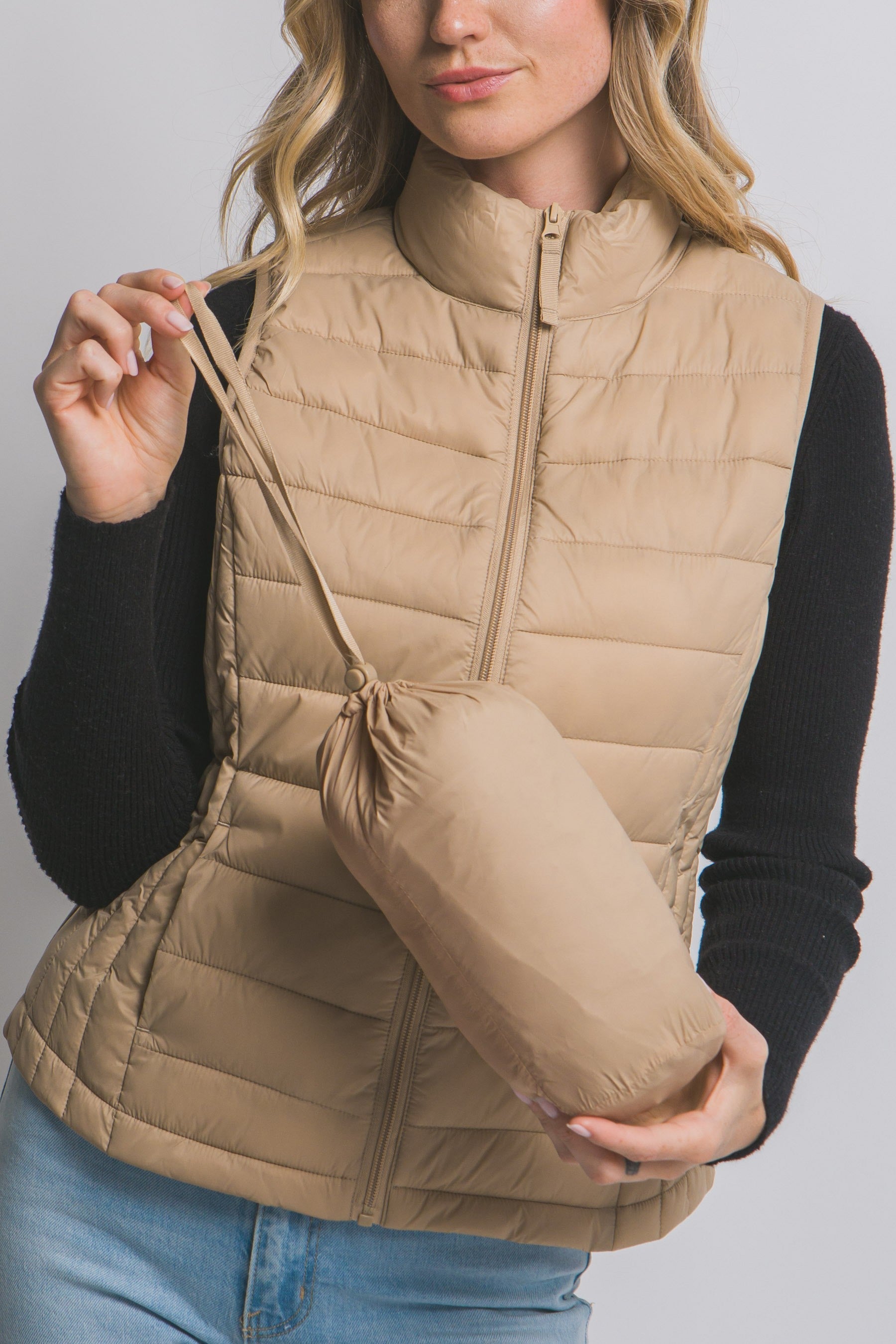 Love Tree Lightweight Down Packable Puffer Vest.