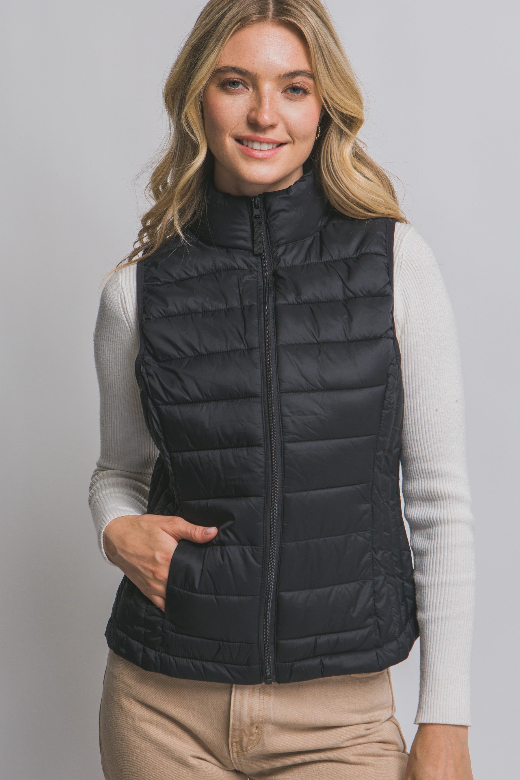 Love Tree Lightweight Down Packable Puffer Vest.
