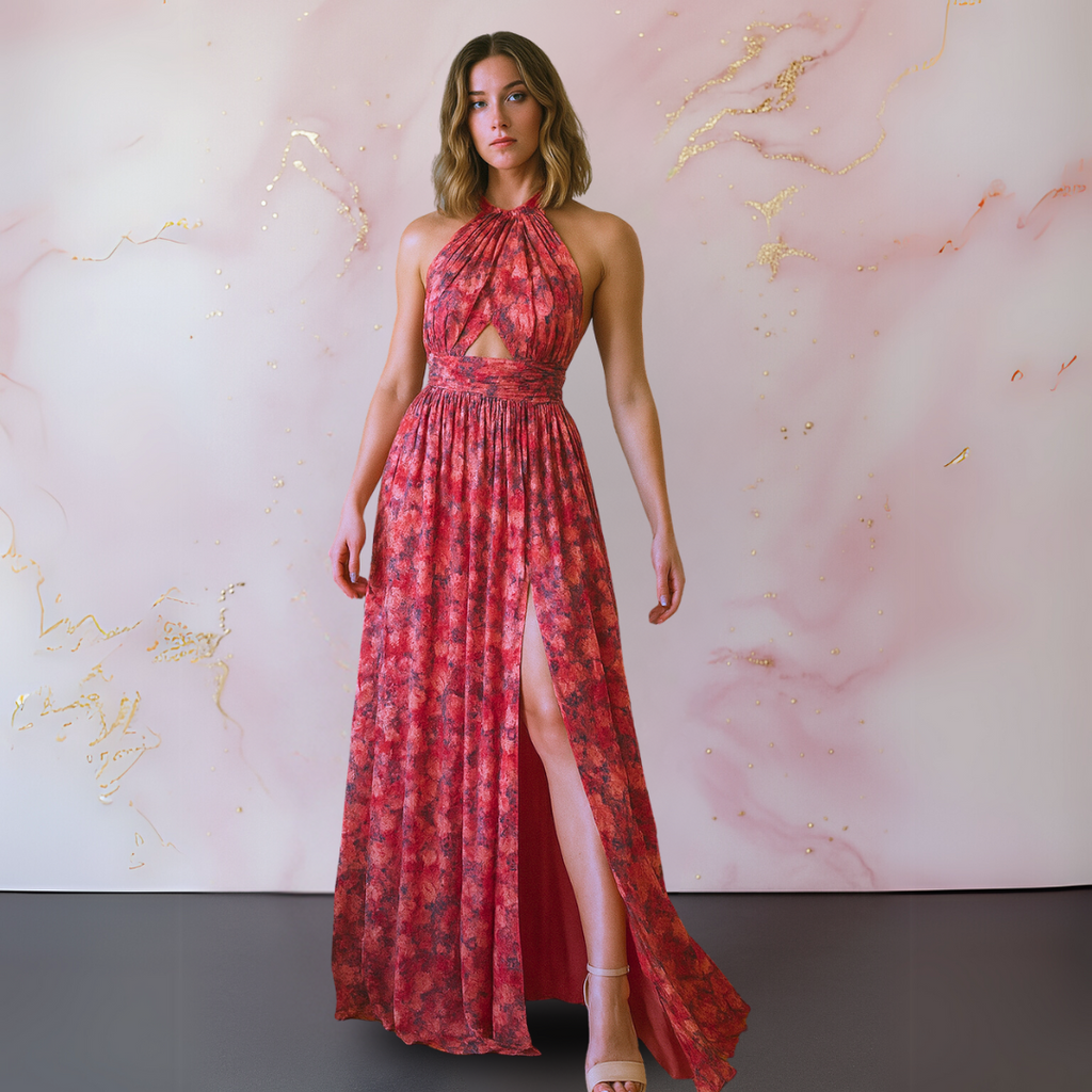 Vera™ - Elegante Jurk met Bloemenprint