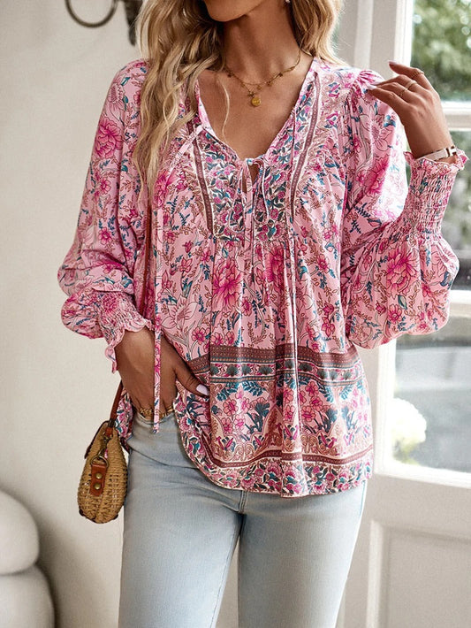 Lisa™ - Elegante Blouse met Bloemen