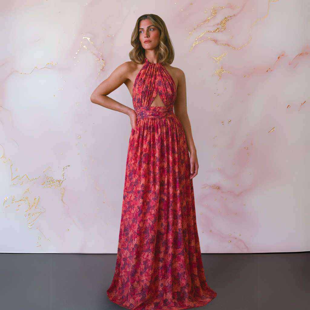 Vera™ - Elegante Jurk met Bloemenprint