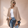 Maeve™ – Oversized Wol Cardigan met Batwing Mouwen