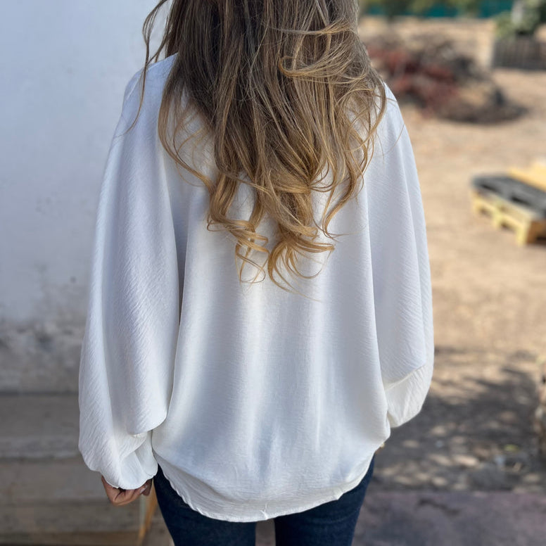 Melissa™ - Elegante Oversized Blouse