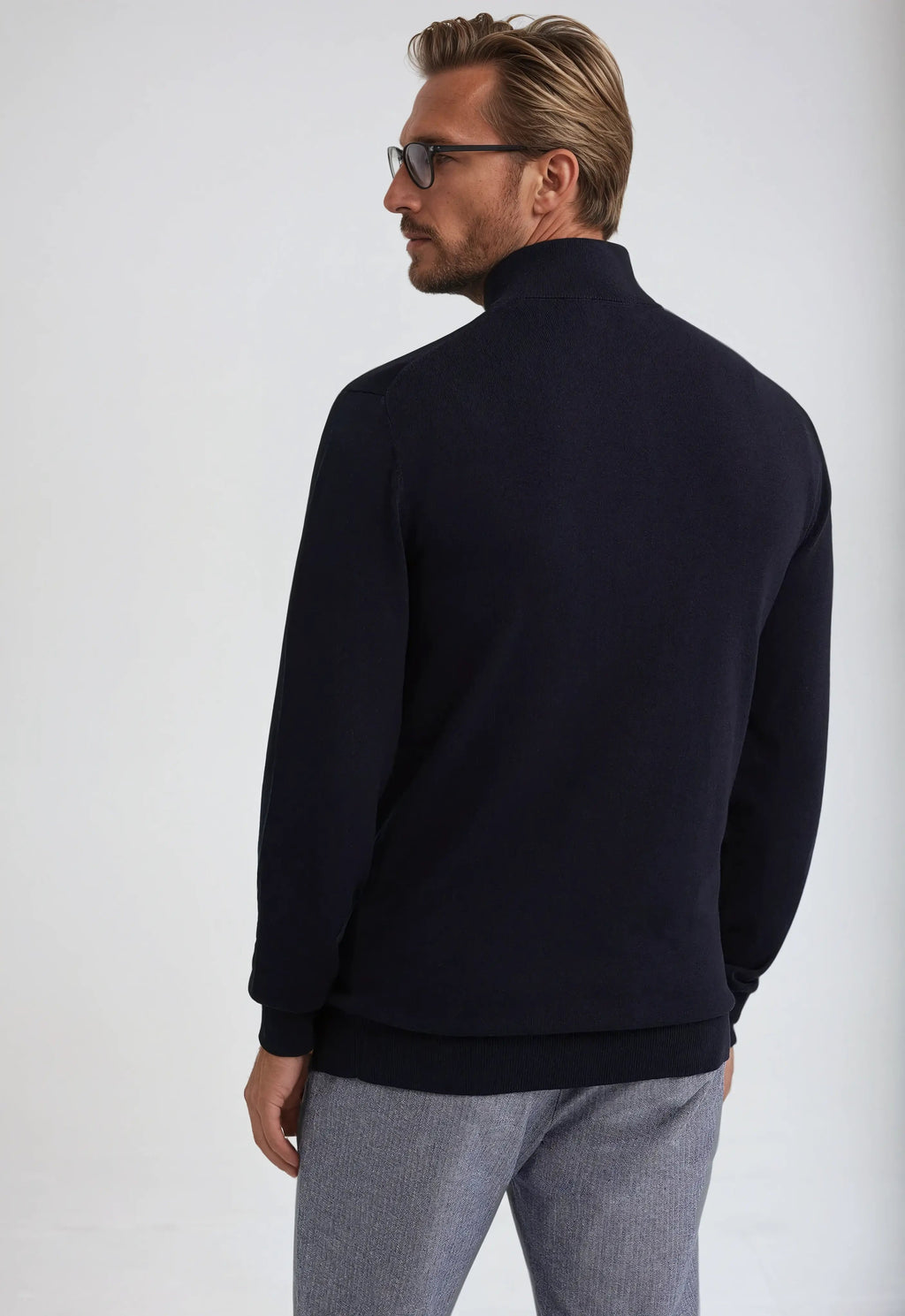 Lucas™ – Half Zip Sweater met Comfort en Stijl
