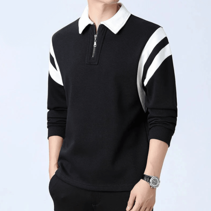 Heritage Cotton Quarter-Zip Sweatshirt