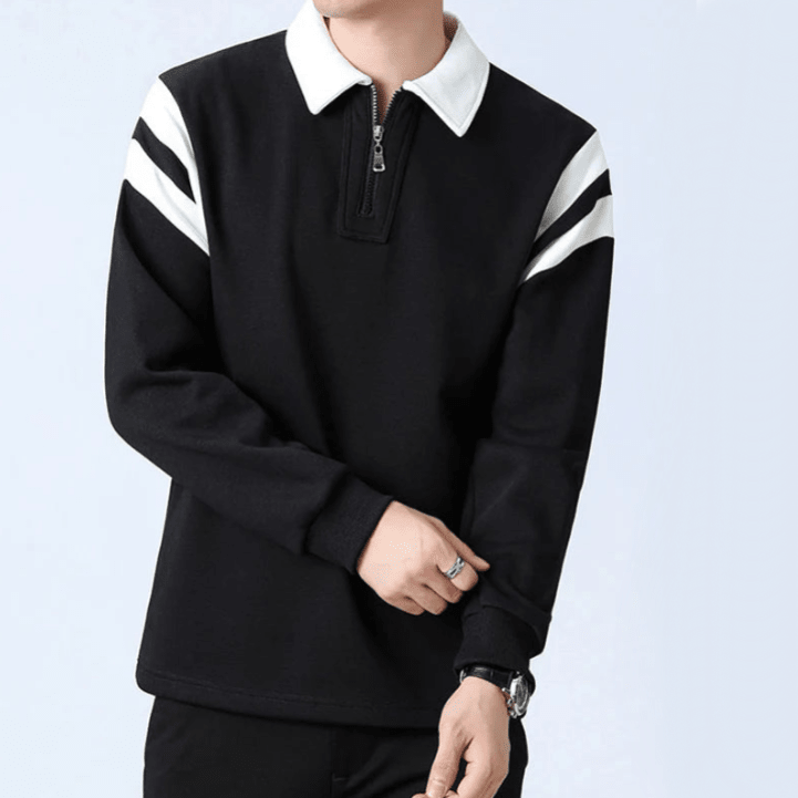 Heritage Cotton Quarter-Zip Sweatshirt