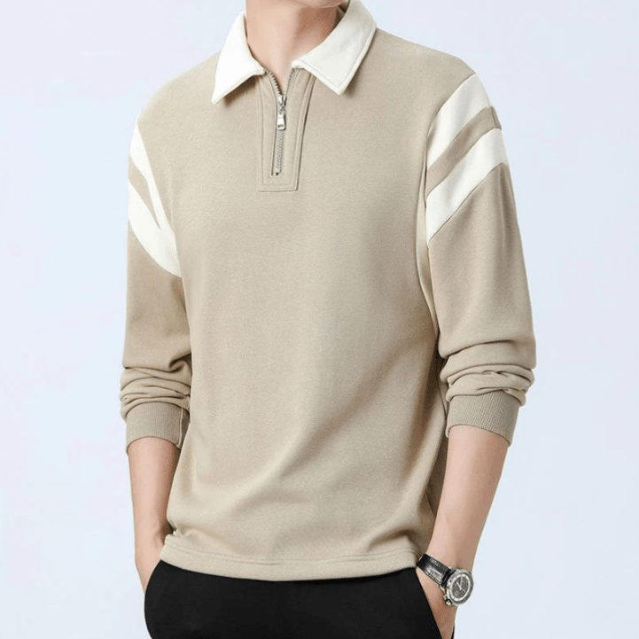 Heritage Cotton Quarter-Zip Sweatshirt