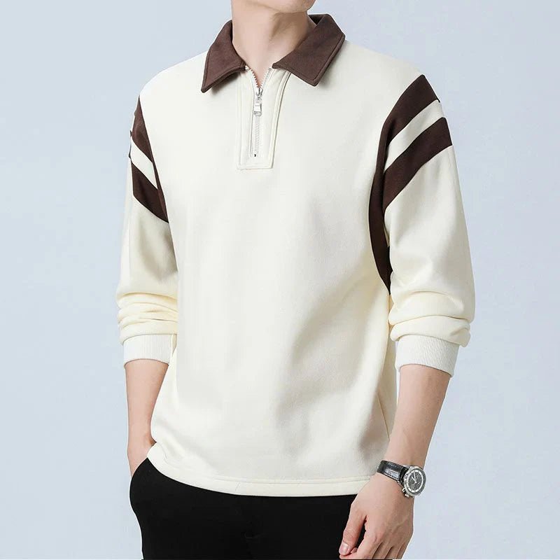 Heritage Cotton Quarter-Zip Sweatshirt