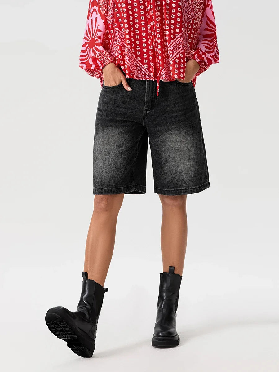 Bermuda Denim Shorts