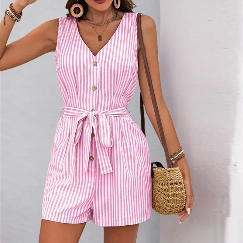 Belle Stripe Romper