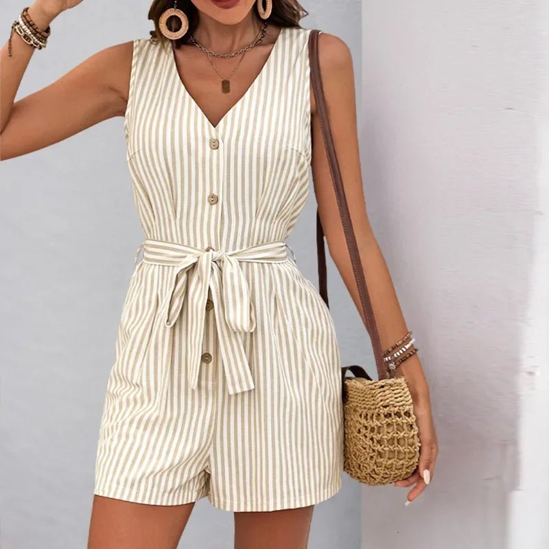 Belle Stripe Romper