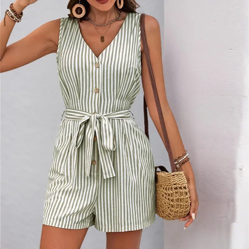 Belle Stripe Romper