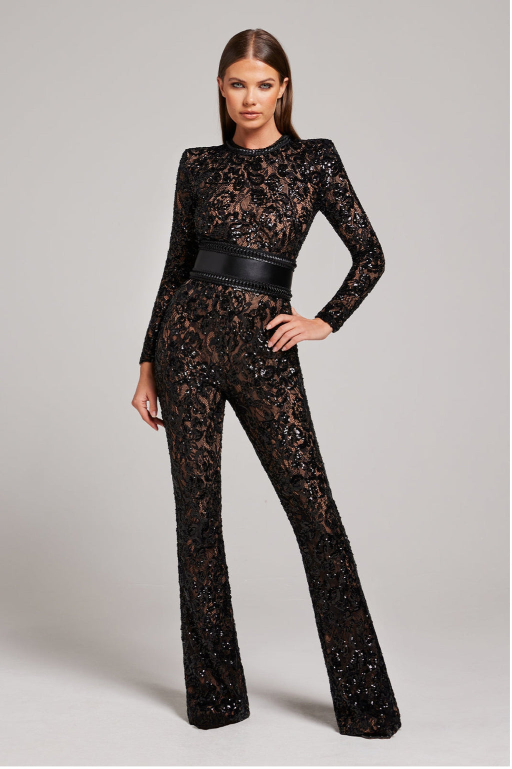 Isabelle™ - Elegante Kanten Jumpsuit