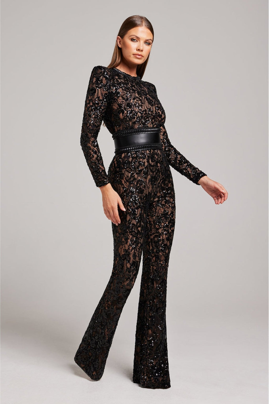 Isabelle™ - Elegante Kanten Jumpsuit