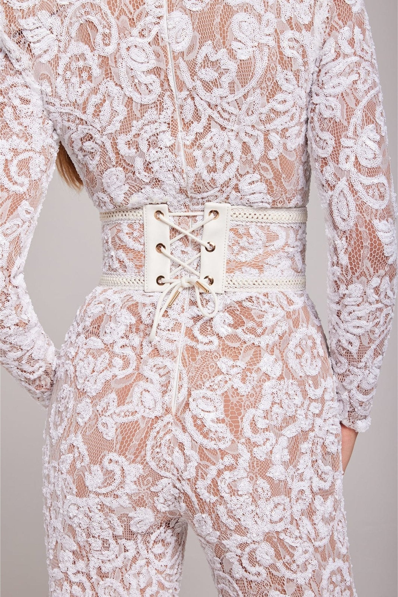Isabelle™ - Elegante Kanten Jumpsuit