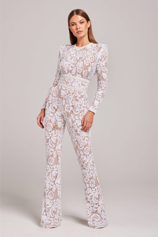 Isabelle™ - Elegante Kanten Jumpsuit