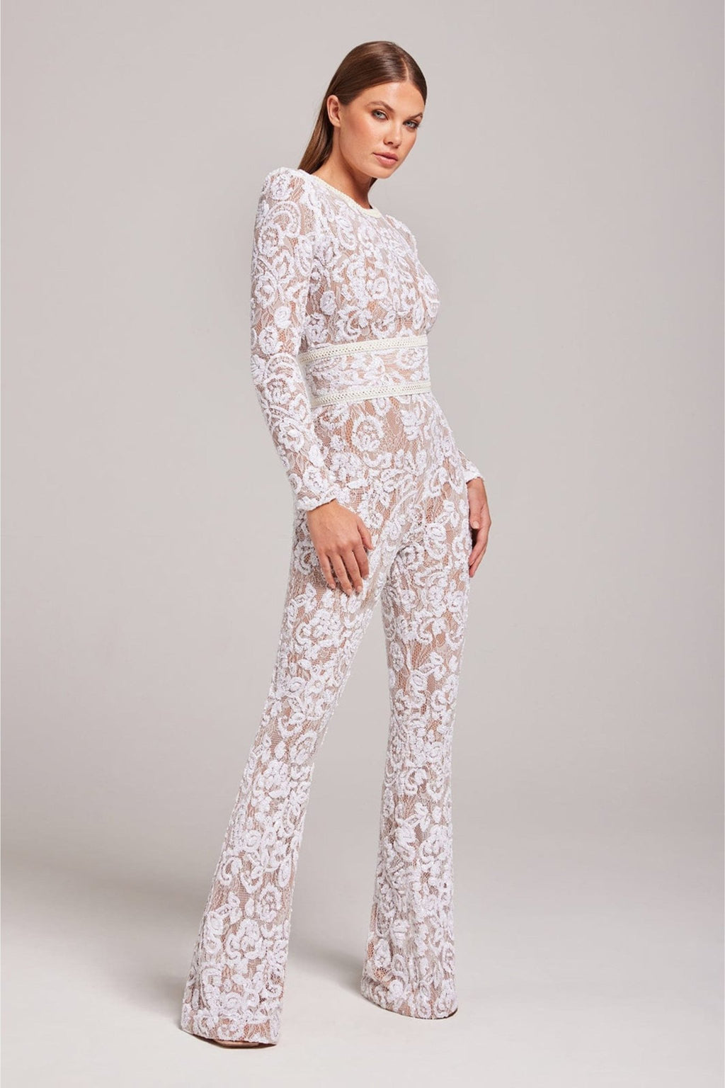 Isabelle™ - Elegante Kanten Jumpsuit