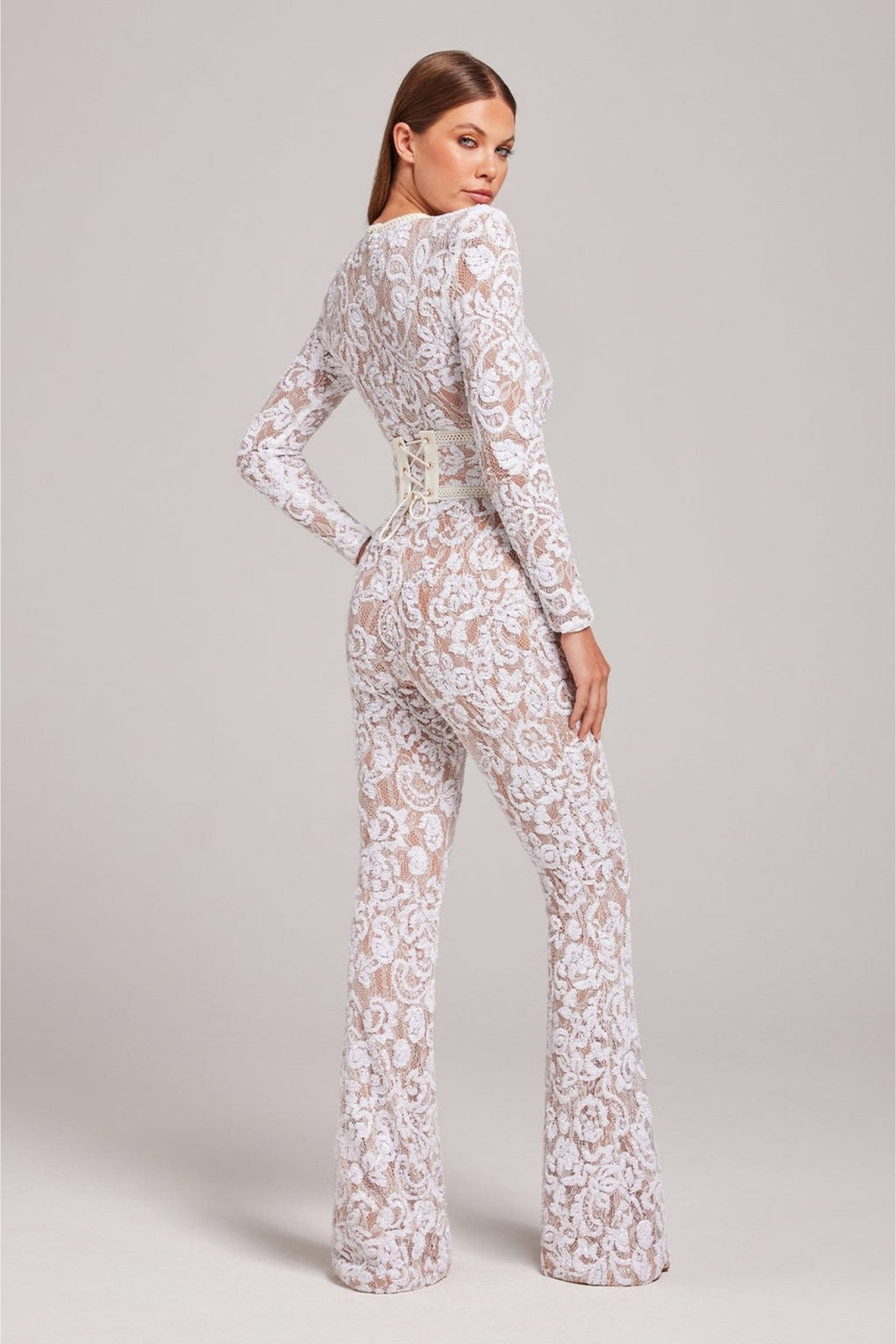 Isabelle™ - Elegante Kanten Jumpsuit