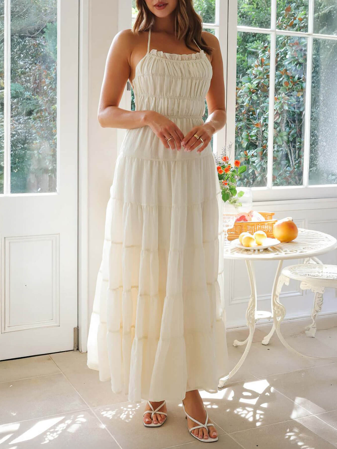 Good Timer Halter Maxi Dress