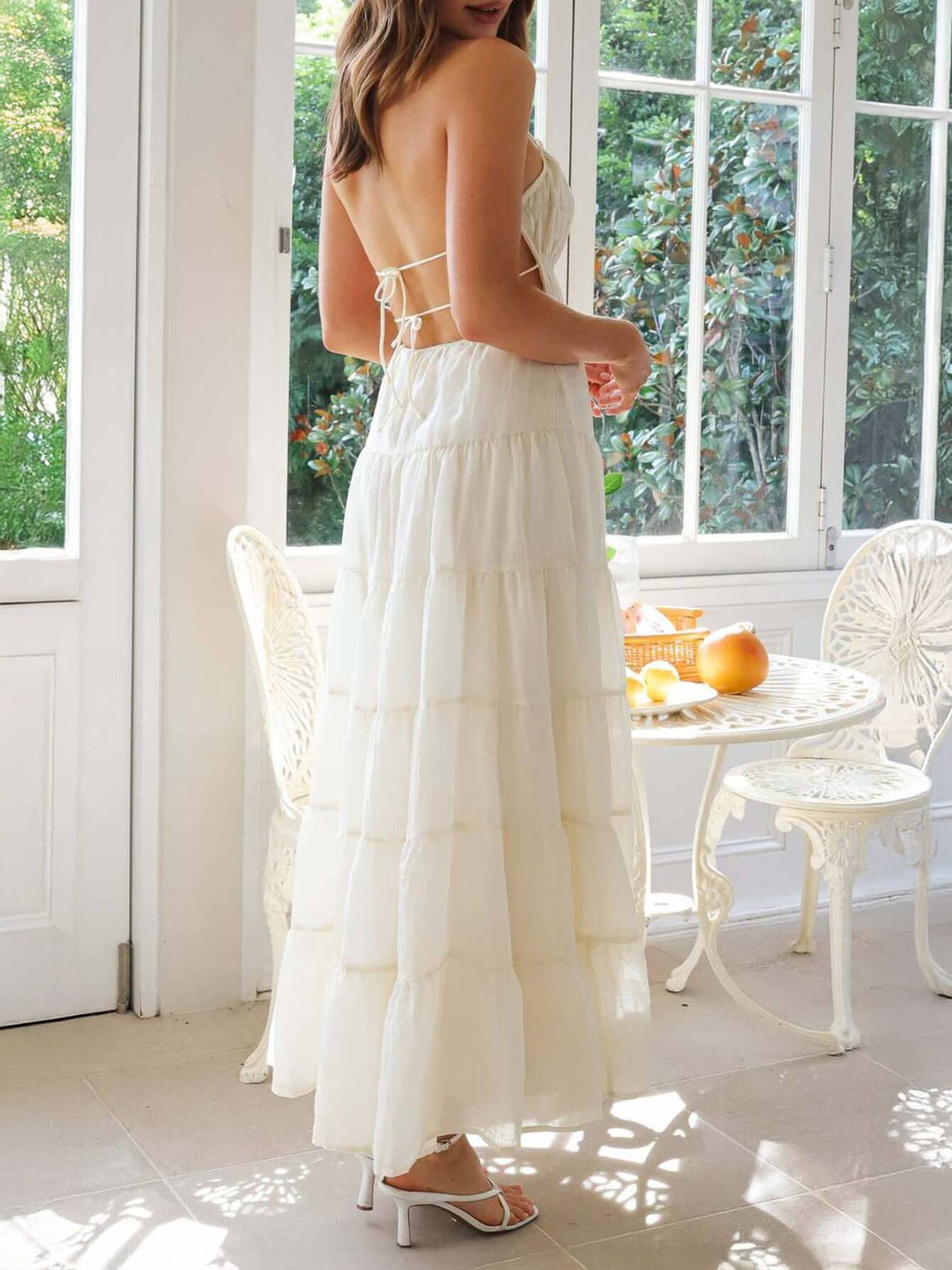 Good Timer Halter Maxi Dress