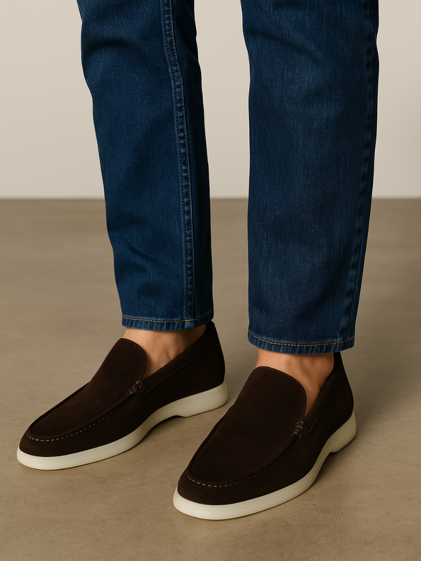 Sylvester™ – Donkerbruine Suède Loafers