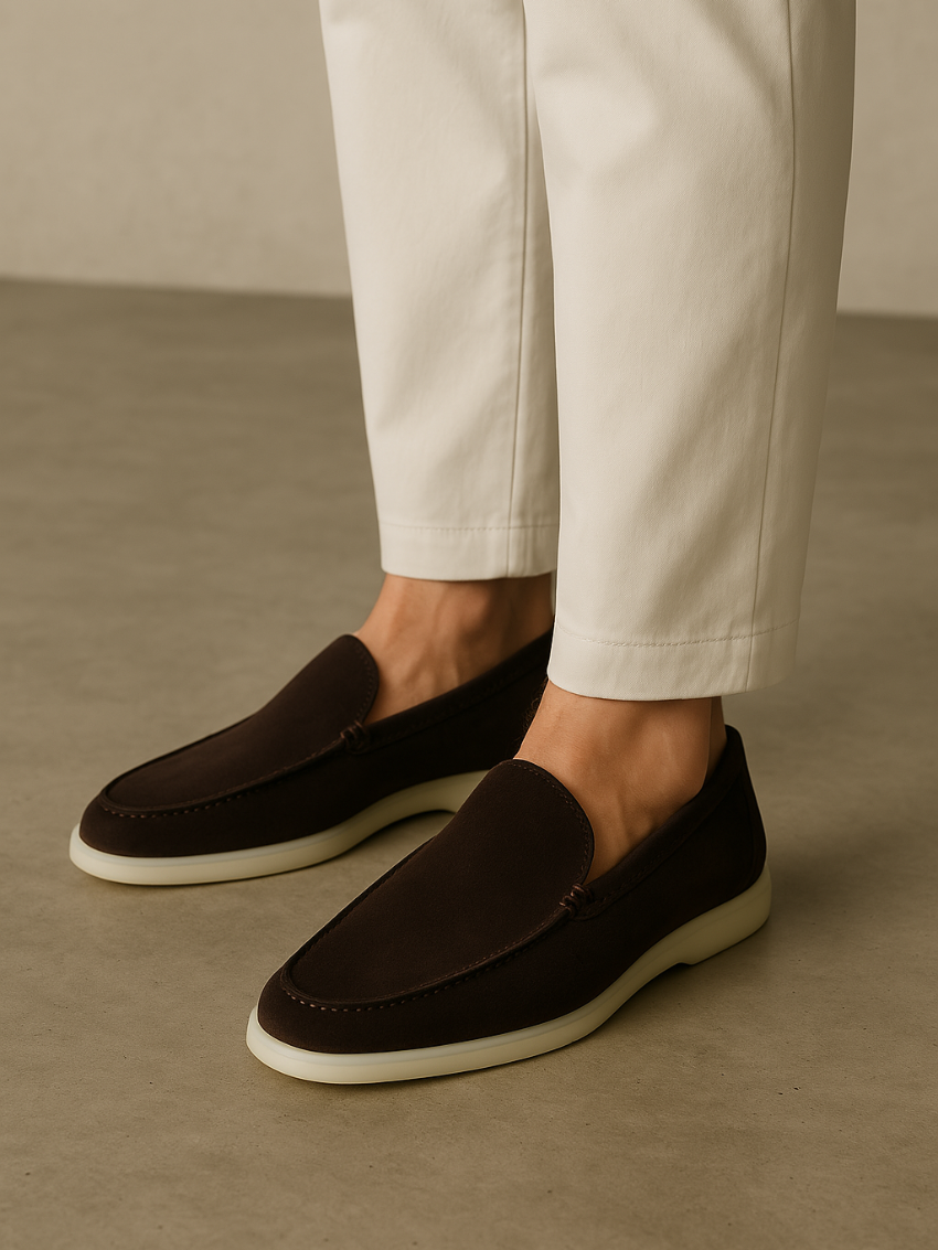 Sylvester™ – Donkerbruine Suède Loafers