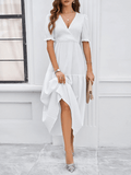 Meadow Smock Midi Dress - White